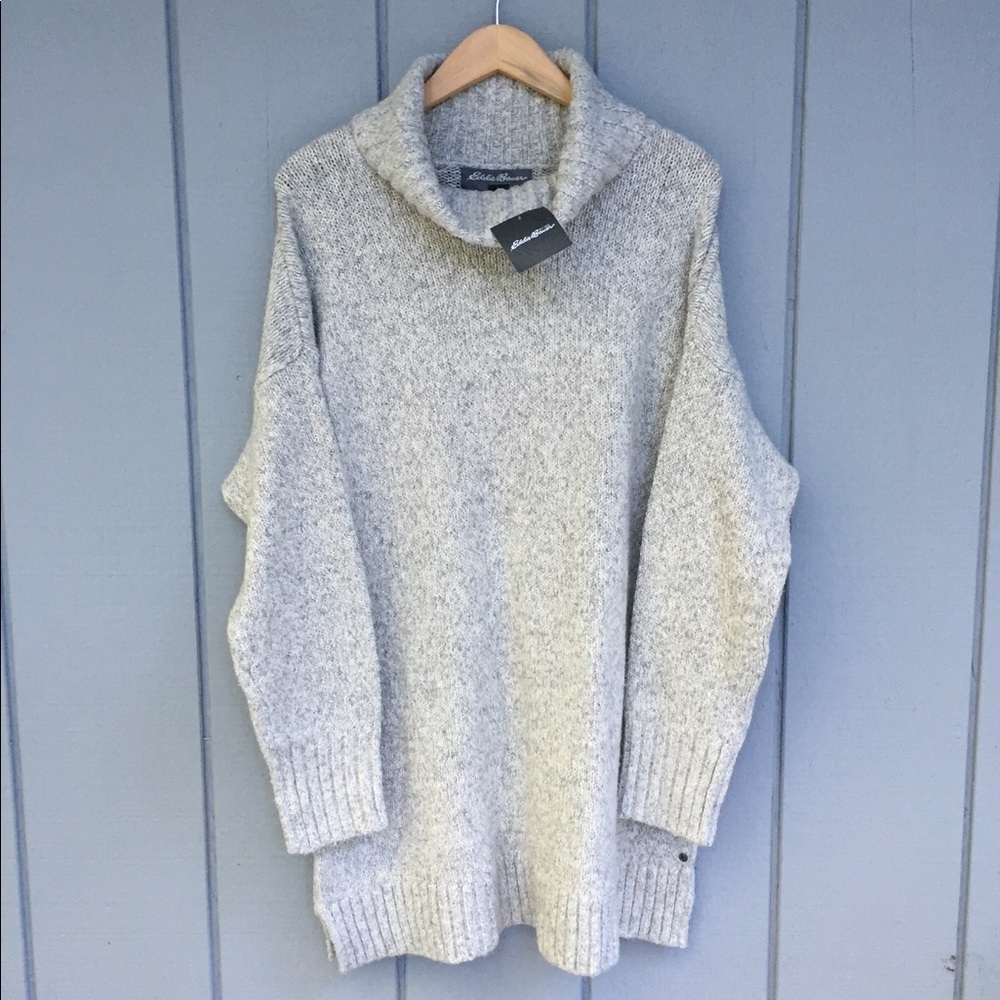 NEW! Eddie Bauer lounge sleep turtleneck sweater